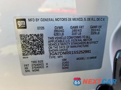 Zdjęcie 13 z 13 samochodu: 2025 CHEVROLET EQUINOX LT VIN:3GN7DNRR1SS252991 - miniatura
