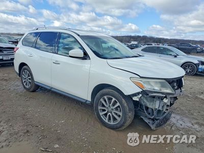 Czwarte zdjęcie samochodu z boku: 2014 NISSAN PATHFINDER SV VIN:5N1AR2MM3EC628249 - miniatura