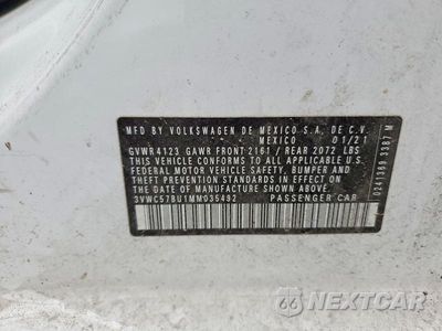 Zdjęcie 12 z 12 samochodu: 2021 VOLKSWAGEN JETTA S VIN:3VWC57BU1MM035492 - miniatura