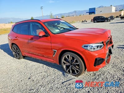 Czwarte zdjęcie samochodu z boku: 2020 BMW X3 M COMPETITION VIN:5YMTS0C09LLT11083 - miniatura