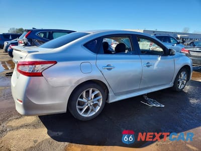 Trzecie zdjęcie samochodu z tyłu: 2013 NISSAN SENTRA S VIN:3N1AB7AP7DL679358 - miniatura