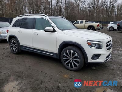 Czwarte zdjęcie samochodu z boku: 2021 MERCEDES-BENZ GLB 250 VIN:W1N4M4GB8MW146615 - miniatura