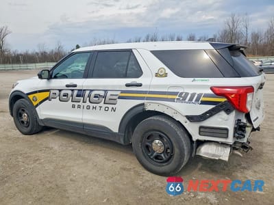 Drugie zdjęcie samochodu z przodu: 2021 FORD EXPLORER POLICE INTERCEPTOR VIN:1FM5K8AW1MNA14673 - miniatura