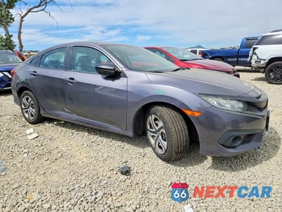 Czwarte zdjęcie samochodu z boku: 2018 HONDA CIVIC LX VIN:2HGFC2F63JH544855 - miniatura