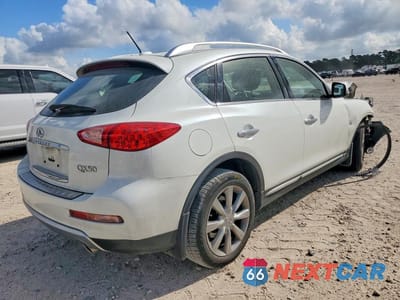 Trzecie zdjęcie samochodu z tyłu: 2017 INFINITI QX50 BASE VIN:JN1BJ0RP3HM388421 - miniatura