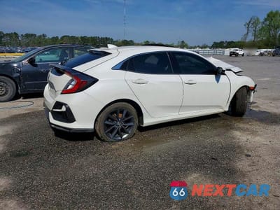Trzecie zdjęcie samochodu z tyłu: 2020 HONDA CIVIC EX VIN:SHHFK7H64LU226357 - miniatura