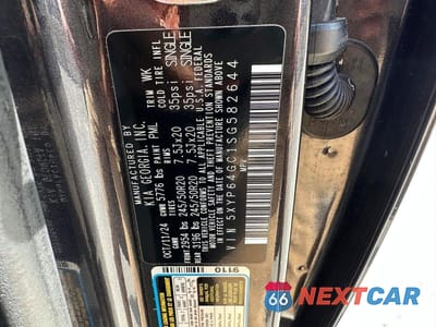 Zdjęcie 10 z 10 samochodu: 2025 KIA TELLURIDE S VIN:5XYP64GC1SG582644 - miniatura