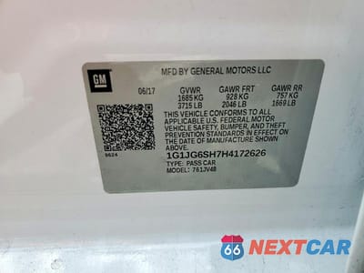 Zdjęcie 12 z 12 samochodu: 2017 CHEV SONIC VIN:1G1JG6SH7H4172626 - miniatura