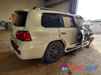 Trzecie zdjęcie samochodu z tyłu: 2009 LEXUS LX 570 BASE VIN:JTJHY00W394019113 - miniatura