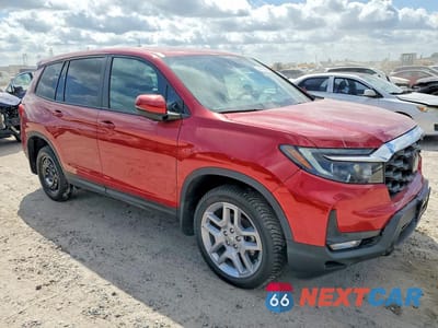 Czwarte zdjęcie samochodu z boku: 2025 HONDA PASSPORT EXL VIN:5FNYF8H56SB001030 - miniatura