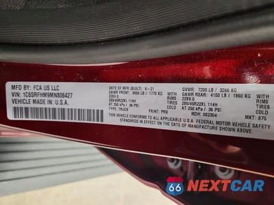 Zdjęcie 13 z 13 samochodu: 2021 RAM 1500 LIMITED VIN:1C6SRFHM9MN806427 - miniatura