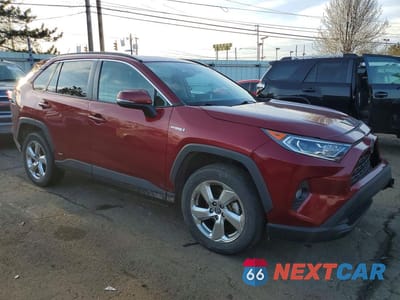 Czwarte zdjęcie samochodu z boku: 2021 TOYOTA RAV4 HYBRID XLE PREMIUM VIN:4T3B6RFV6MU008376 - miniatura