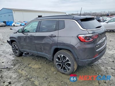 Drugie zdjęcie samochodu z przodu: 2022 JEEP COMPASS LIMITED VIN:3C4NJDCB0NT231305 - miniatura