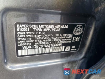 Zdjęcie 13 z 13 samochodu: 2021 BMW X1 XDRIVE28I VIN:WBXJG9C01M5T06698 - miniatura