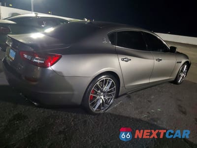 Trzecie zdjęcie samochodu z tyłu: 2015 MASERATI QUATTROPORTE S VIN:ZAM56RRA2F1135970 - miniatura