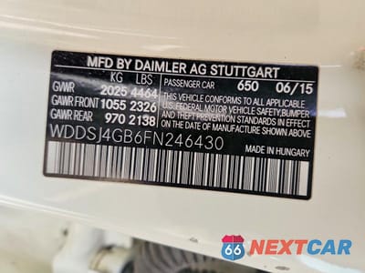 Zdjęcie 12 z 12 samochodu: 2015 MERCEDES-BENZ CLA 250 4MATIC VIN:WDDSJ4GB6FN246430 - miniatura