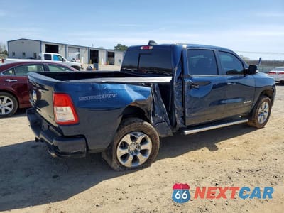 Trzecie zdjęcie samochodu z tyłu: 2022 RAM 1500 BIG HORN VIN:1C6SRFFT3NN129306 - miniatura