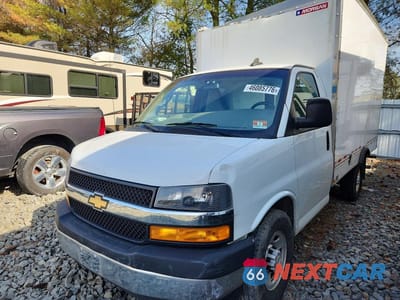 2021 CHEVROLET EXPRESS G3500 BOX TRUCK 1GB0GRFP3M1193625 - główne zdjęcie licytacji z USA - miniatura
