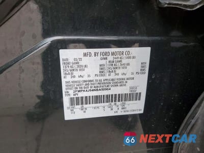 Zdjęcie 14 z 14 samochodu: 2022 FORD EDGE SEL VIN:2FMPK4J94NBA50964 - miniatura