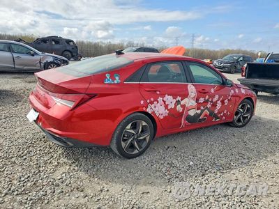 Trzecie zdjęcie samochodu z tyłu: 2021 HYUNDAI ELANTRA SEL VIN:5NPLN4AGXMH007368 - miniatura