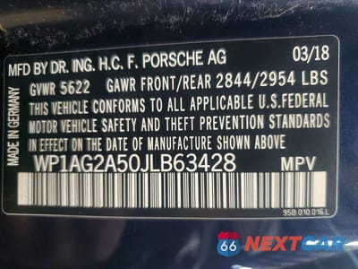 Zdjęcie 13 z 13 samochodu: 2018 PORSCHE MACAN GTS VIN:WP1AG2A50JLB63428 - miniatura