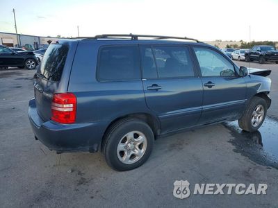 Trzecie zdjęcie samochodu z tyłu: 2002 TOYOTA HIGHLANDER BASE VIN:JTEGF21A120059850 - miniatura