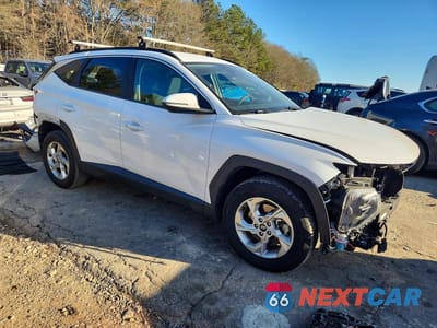 Czwarte zdjęcie samochodu z boku: 2022 HYUNDAI TUCSON SEL VIN:KM8JBCAE3NU066290 - miniatura