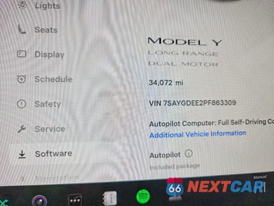 Zdjęcie 9 z 12 samochodu: 2023 TESLA MODEL Y VIN:7SAYGDEE2PF863309 - miniatura