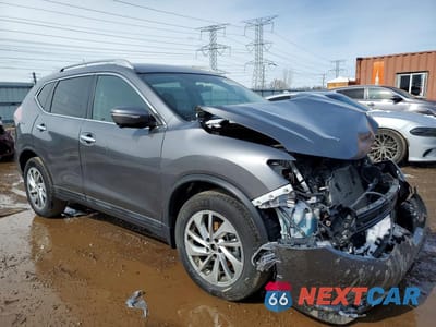 Czwarte zdjęcie samochodu z boku: 2015 NISS ROGUE VIN:5N1AT2MVXFC752529 - miniatura