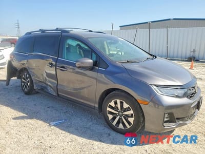 Czwarte zdjęcie samochodu z boku: 2026 HONDA ODYSSEY EXL VIN:5FNRL6H66TB007129 - miniatura