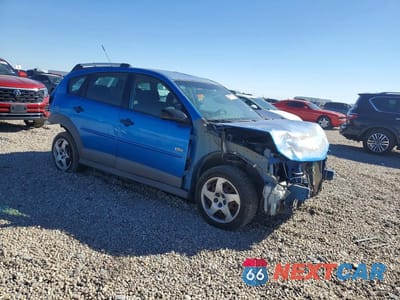 Czwarte zdjęcie samochodu z boku: 2007 PONTIAC VIBE VIN:5Y2SL658X7Z418024 - miniatura