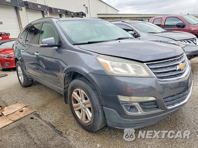 Czwarte zdjęcie samochodu z boku: 2013 CHEVROLET TRAVERSE LT VIN:1GNKRGKD2DJ147368 - miniatura