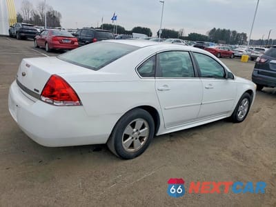 Trzecie zdjęcie samochodu z tyłu: 2010 CHEVROLET IMPALA LT VIN:2G1WB5EK3A1156463 - miniatura