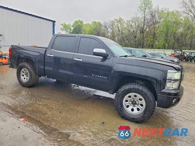 Czwarte zdjęcie samochodu z boku: 2014 CHEVROLET SILVERADO C1500 LT VIN:3GCPCREC8EG283103 - miniatura