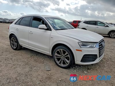 Czwarte zdjęcie samochodu z boku: 2018 AUDI Q3 PREMIUM VIN:WA1BCCFS1JR013292 - miniatura