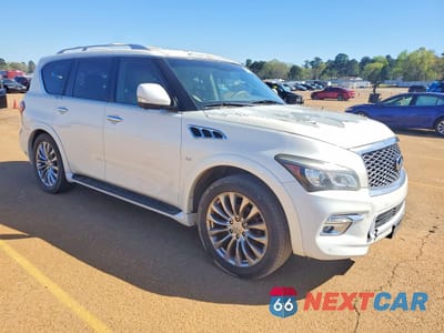 Czwarte zdjęcie samochodu z boku: 2015 INFINITI QX80 BASE VIN:JN8AZ2NF1F9570083 - miniatura