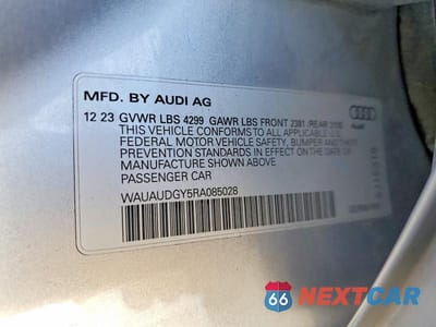 Zdjęcie 12 z 12 samochodu: 2024 AUDI A3 PREMIUM VIN:WAUAUDGY5RA085028 - miniatura