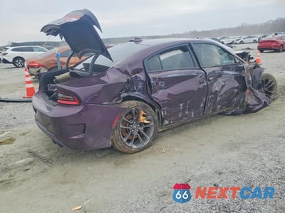Trzecie zdjęcie samochodu z tyłu: 2020 DODGE CHARGER SCAT PACK VIN:2C3CDXGJ6LH190299 - miniatura