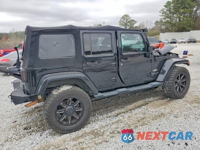 Trzecie zdjęcie samochodu z tyłu: 2014 JEEP WRANGLER UNLIMITED SAHARA VIN:1C4BJWEG5EL140629 - miniatura
