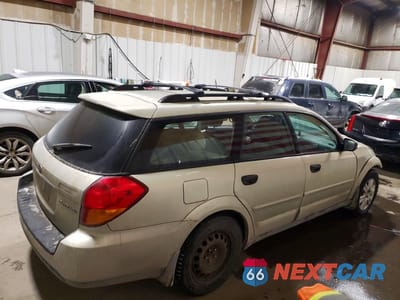 Trzecie zdjęcie samochodu z tyłu: 2005 SUBARU LEGACY OUTBACK 2.5I VIN:4S4BP61C257359859 - miniatura