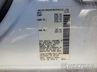 Zdjęcie 13 z 13 samochodu: 2022 NISSAN ALTIMA SR VIN:1N4BL4CV6NN307185 - miniatura