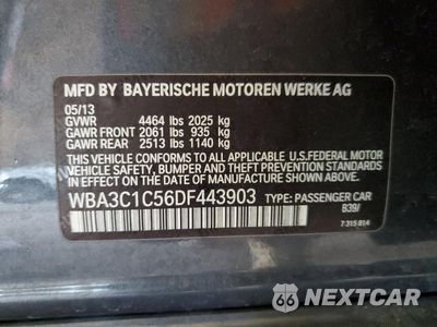 Zdjęcie 14 z 14 samochodu: 2013 BMW 328 I SULEV VIN:WBA3C1C56DF443903 - miniatura
