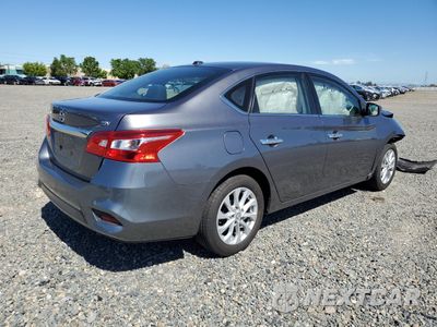 Trzecie zdjęcie samochodu z tyłu: 2019 NISSAN SENTRA S VIN:3N1AB7AP9KY455203 - miniatura