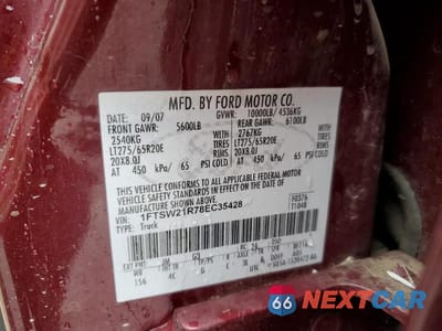 Zdjęcie 12 z 12 samochodu: 2008 FORD F250 SUPER DUTY VIN:1FTSW21R78EC35428 - miniatura