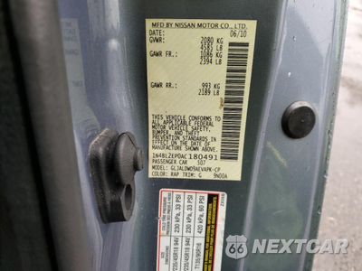 Zdjęcie 14 z 14 samochodu: 2010 NISSAN ALTIMA SR VIN:1N4BL2EP0AC180491 - miniatura