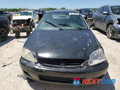 Piąte zdjęcie samochodu w środku: 2000 HONDA CIVIC DX VIN:2HGEJ6448YH112315 - miniatura