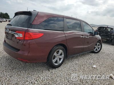 Trzecie zdjęcie samochodu z tyłu: 2018 HONDA ODYSSEY EXL VIN:5FNRL6H70JB066165 - miniatura