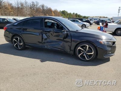 Czwarte zdjęcie samochodu z boku: 2020 HONDA ACCORD SPORT VIN:1HGCV1F31LA013135 - miniatura
