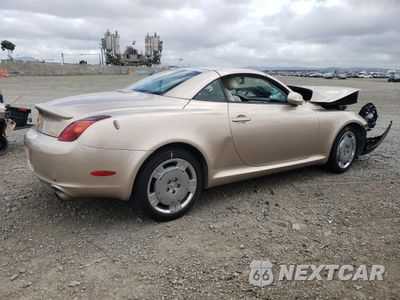 Trzecie zdjęcie samochodu z tyłu: 2002 LEXUS SC 430 VIN:JTHFN48Y320010682 - miniatura