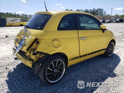 Trzecie zdjęcie samochodu z tyłu: 2013 FIAT 500 POP VIN:3C3CFFAR1DT540336 - miniatura